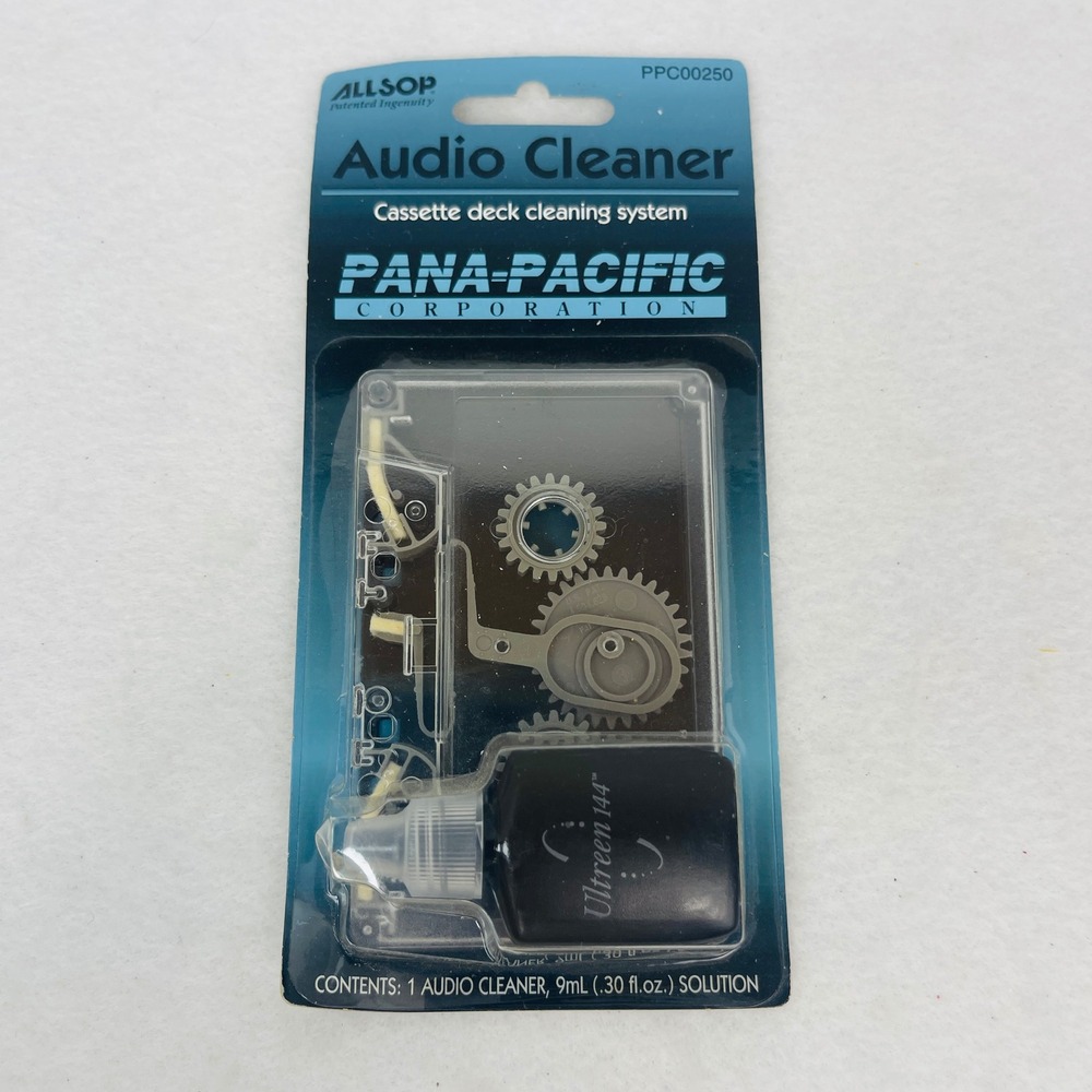 Allsop Audio Cleaner Cassette Deck Cleaning System PPC00250 Pana-Pacific New